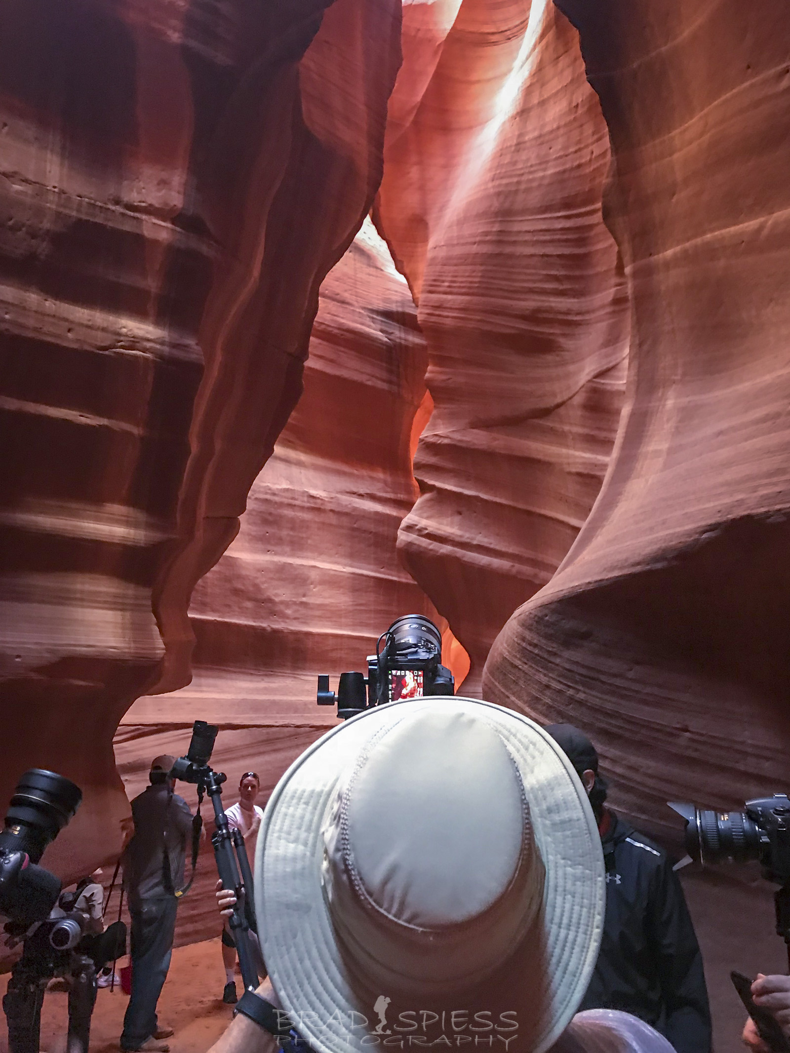 cellphone shot in Upper antelope Canyon 