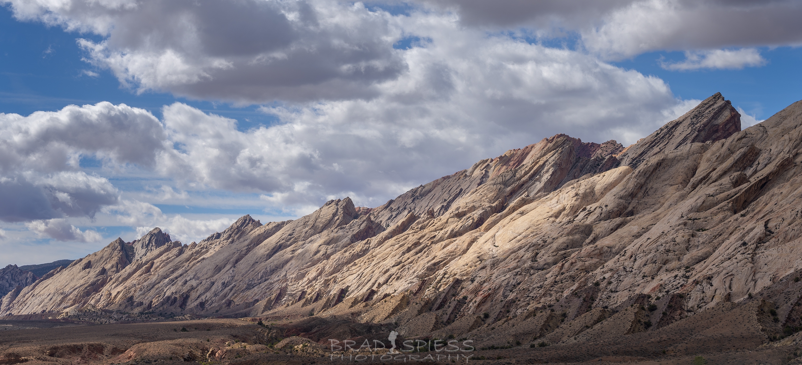 A Pano of the San Rafael Swell taken from a rest stop off of the highway on my way back to San Diego from Moab.